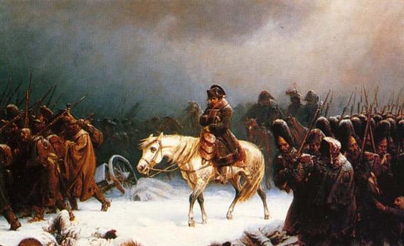 Napoleon prøvde  å invadere RUssland i 1812. Det gikk heller ikke så bra.